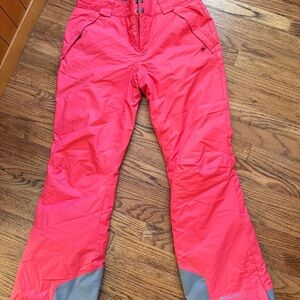 Columbia Women's Coral Pink Snow Pants